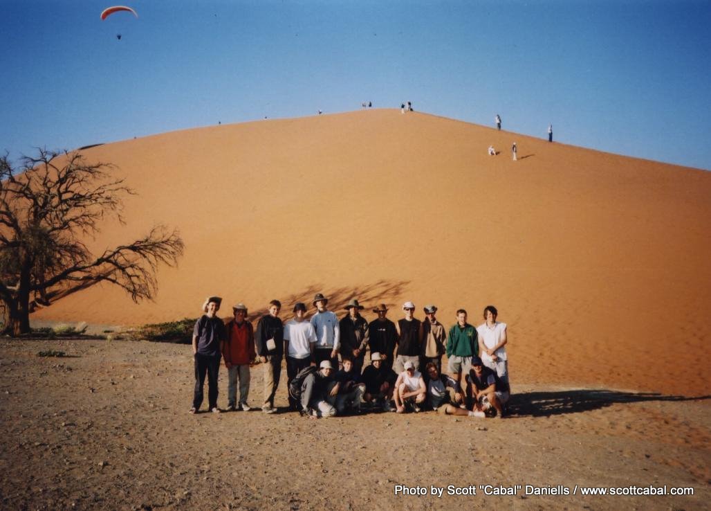Our group at Dune 45