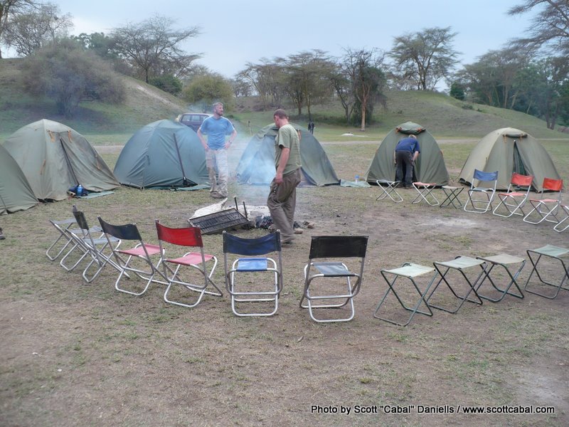 Camp at Nakuru