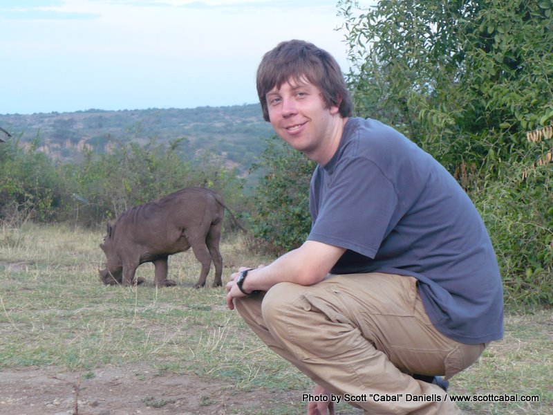 Me and a Warthog