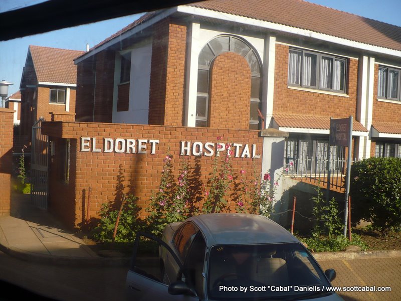 Eldoret Hospital -visiting Janneke