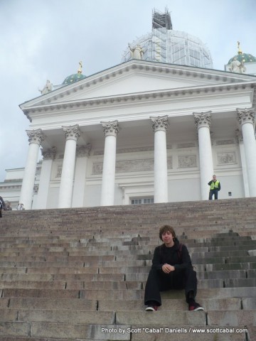 Me at Helsinki Cathedral