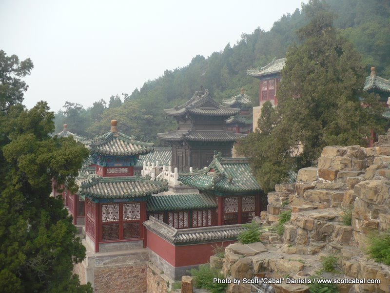 One of the buildings of The Summer Palace