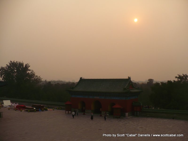 Sunset from The Temple of Heaven
