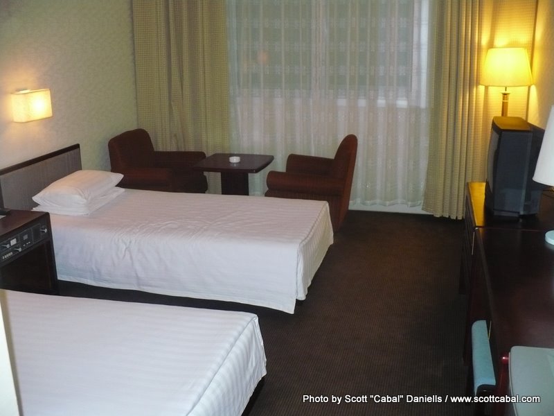 My room at the Yanggakdo Hotel