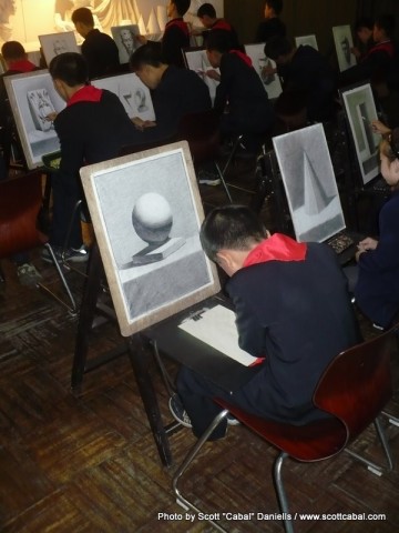 Drawing at the Schoolchildren's Palace