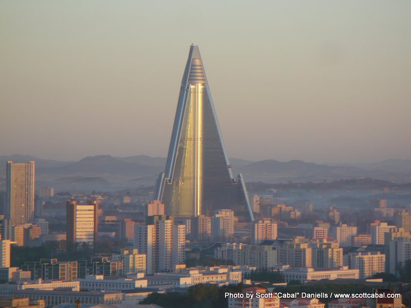 The Ryugyong Hotel is currently under construction