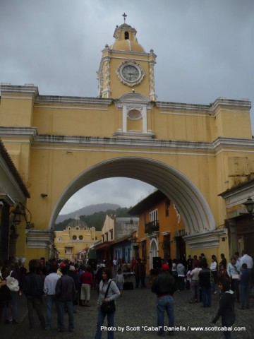 The famous arch in Antigua