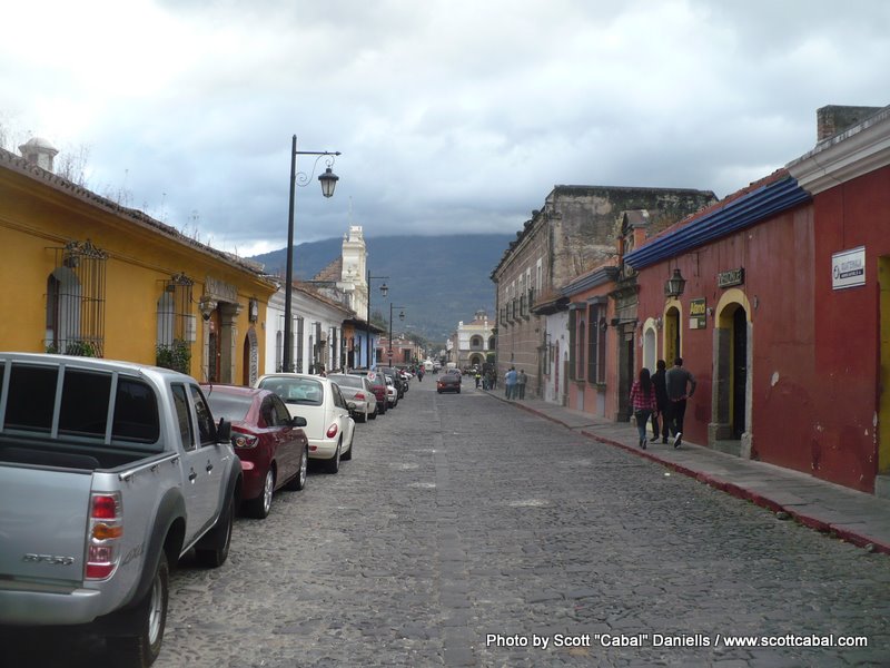 Street view in Antigua