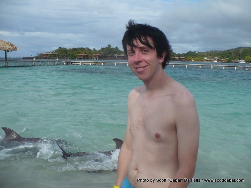 Me with some dolphins