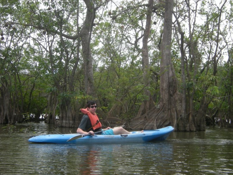 Me kayaking