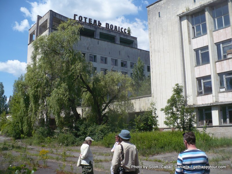 Abandoned hotel in Pripyat