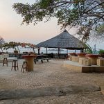 The bar at Kande Beach Resort, Malawi