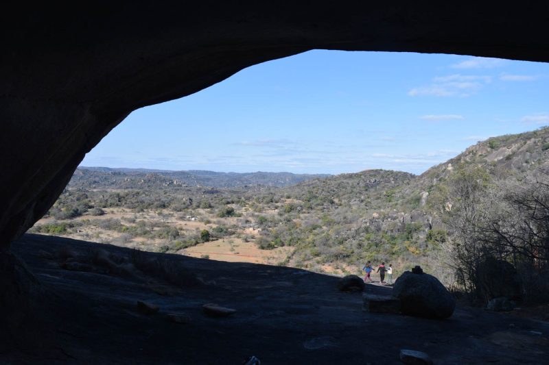 A view from caves at the Matobo National Park