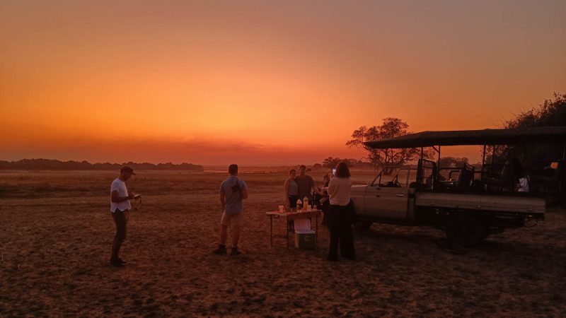 Sunset at the South Luangwa National Park