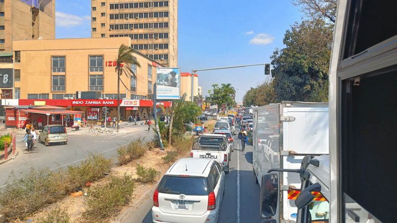 Traffic jams in Lusaka
