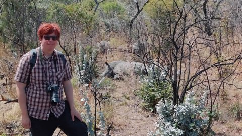 Walking with Rhinos at the Matobo NP