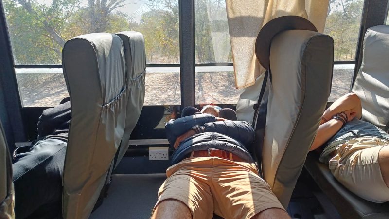 Overland travel can be tiring