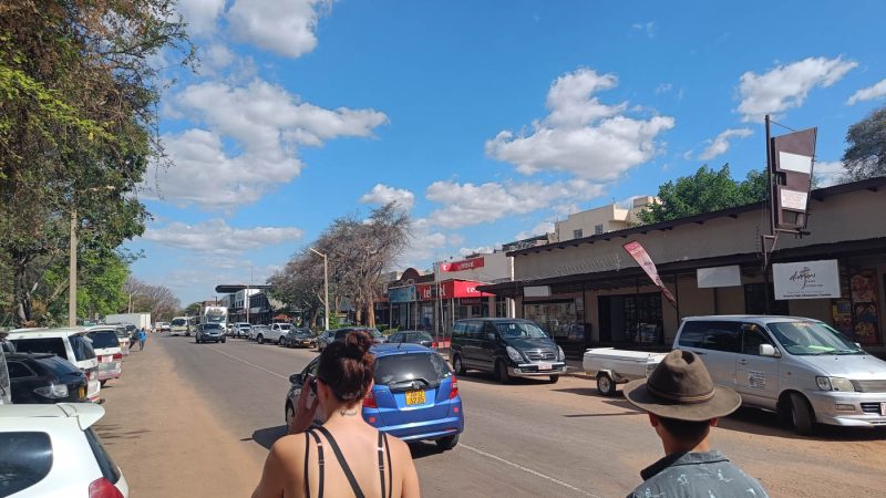 Victoria Falls town is very touristy