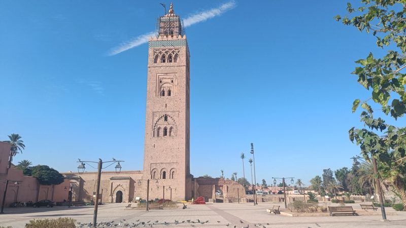 The Koutoubia Mosque, in the centre of Marrakech