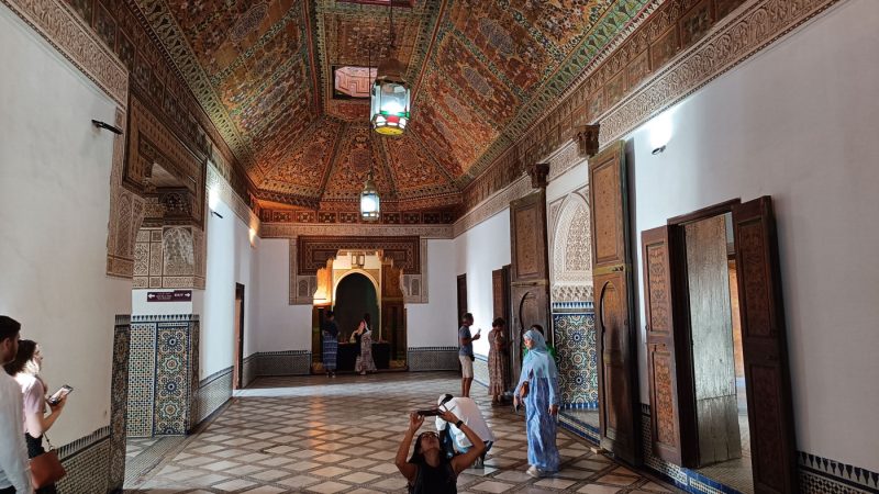 Inside the Bahia Palace, Marrakech