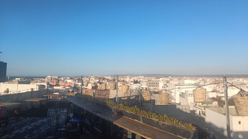 The rooftops of Essaouira